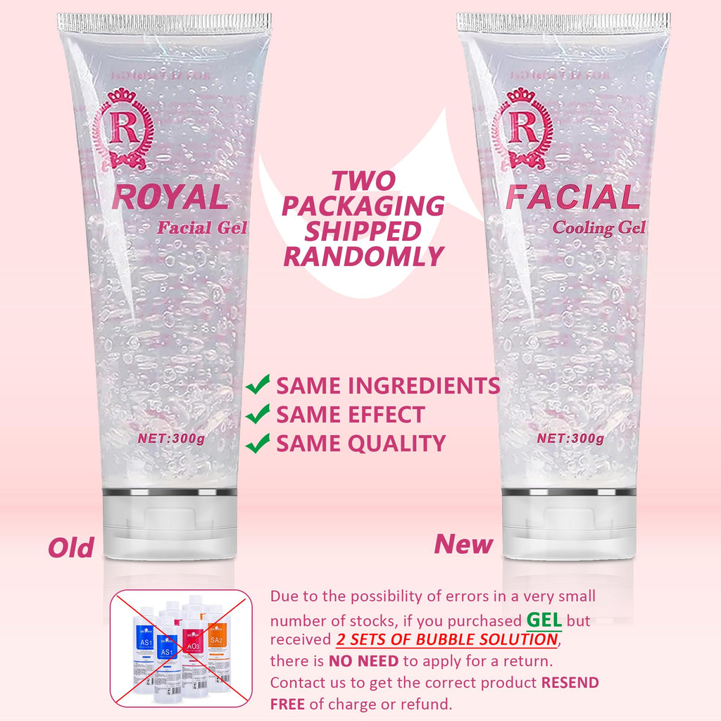 YMEYFAN 3PCS Conductive Gel, Cooling Gel for Salon Hair Removal Machine Skin Care, Moisturizing Hydrating Suitable for Facial Device for Women and Men in Body or Face Cools (900ML)
