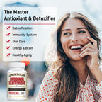 Liposomal Glutathione 2000 mg with L-Serine, L-Glycine & Sulforaphane – Active L-Glutathione Unique Formulation to Enhance Absorption - Master Antioxidant, Detoxifying & Immune | 240 Softgels