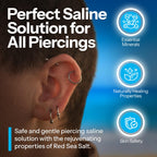 H2Ocean Piercing Aftercare Spray 4oz - Sterile Saline Solution - Wound Wash