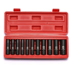 MIXPOWER 11-Piece 1/2-Inch Drive Deep Impact Socket Set, CR-V, Metric, 6 Point, Deep, 10-24mm
