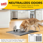 Glad for Pets, Activated Carbon Disposable - Dog Pee Pads, 100 Count Large