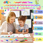 ALIANFLY Preschool Learning Activities Educational Workbook - Toddler Prek Montessori Handwriting Practice Activity Tracing Toys Busy Book for Kids, Autism Learning Materials and ABC Learning Book