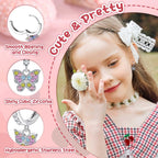 Jstyle Hypoallergenic Earrings for Girls Women Flat Back Earring Multicolor