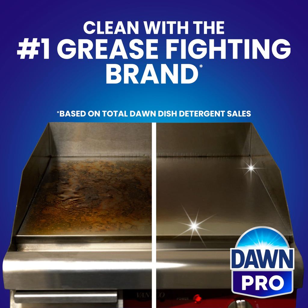 Dawn PRO Hi-Temp Grill & Griddle Cleaner for Commercial Use (32 oz, 6 pack)