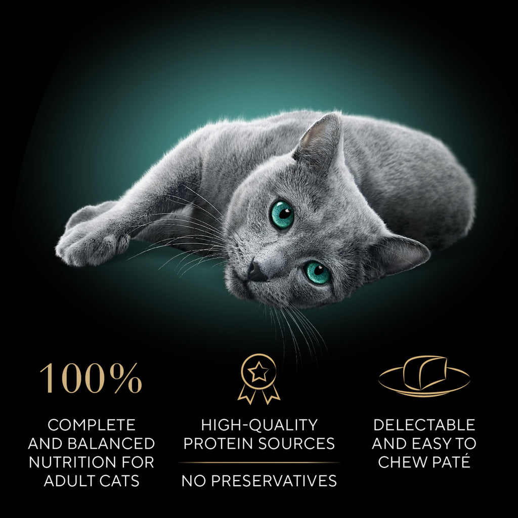 Sheba Perfect Portions Pate Wet Cat Food, Multipack, 2.6 oz, 24 ct