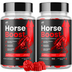 (2 Pack) Horse Boost Gummies for Men, Official Horse Boost Male Performance Support Supplement with All Natural Ingredients, Maximum Strength HorseBoost Advanced Mens Multivitamin Gummy (120 Gummies)