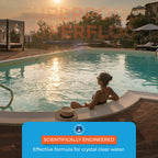Superpool Swimming Pool Flocculant – Flock Pool Treatment for Cloudy Pool Water, Helps Clarify Water in Pools, Spas, Hot Tubs & Jacuzzis – Liquid Superfloc for Pool - 1 Quart