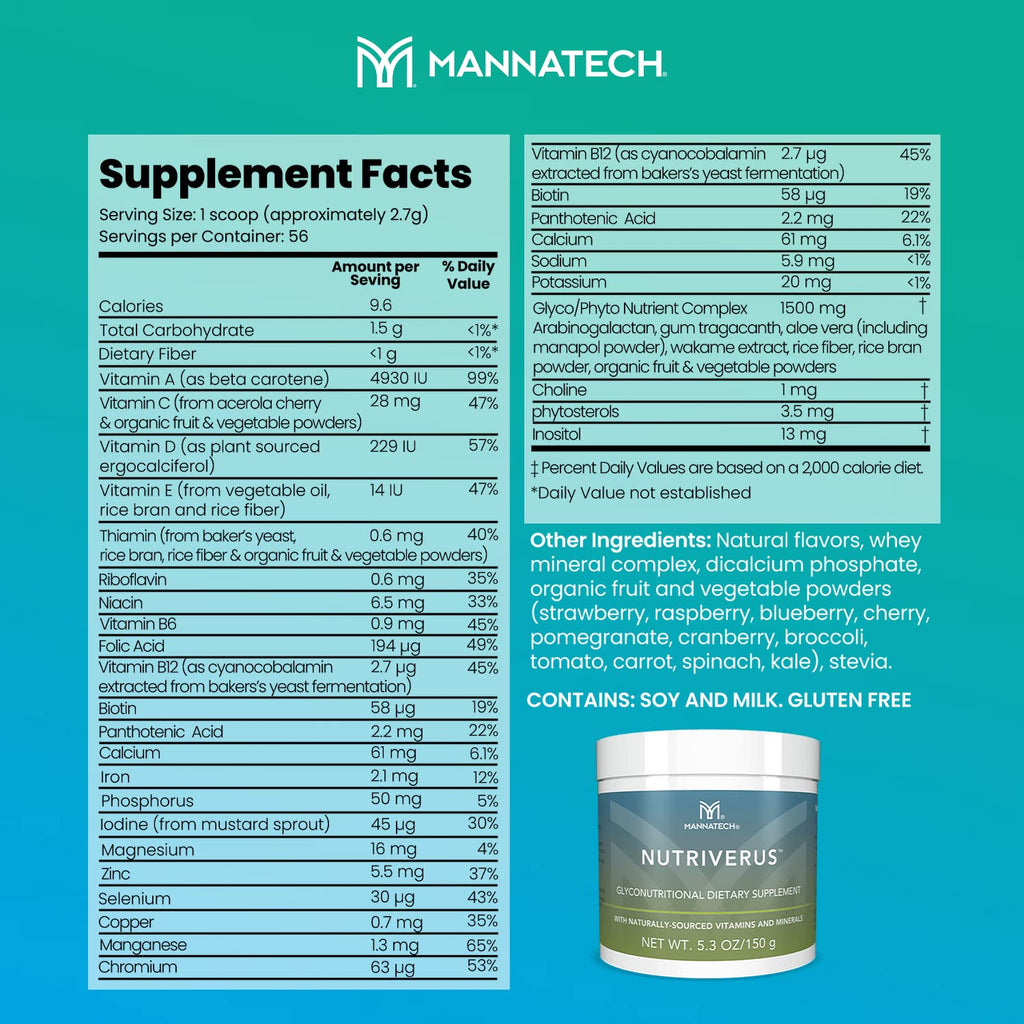 Mannatech - NutriVerus™ Glyconutritional Supplement - 5.3 oz