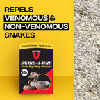 Victor Snake-A-Way Outdoor Snake Repellent Granules for Yard, 10 lb Bag