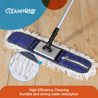 CLEANHOME 24" Commercial Dust Mop for Floor Cleaning Heavy Duty