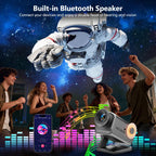 Rossetta 3D Projector, 60 Themes HD 3D Galaxy Projector with Bluetooth Speaker & Remote, 1H/2H Timer, Night Light for Bedroom, Home Decor, Party, Birthday & Christmas Gifts for Adults, Girls, Boys