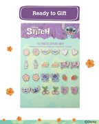 Disney Lilo and Stitch Earrings for Women Pack of 12 Official License