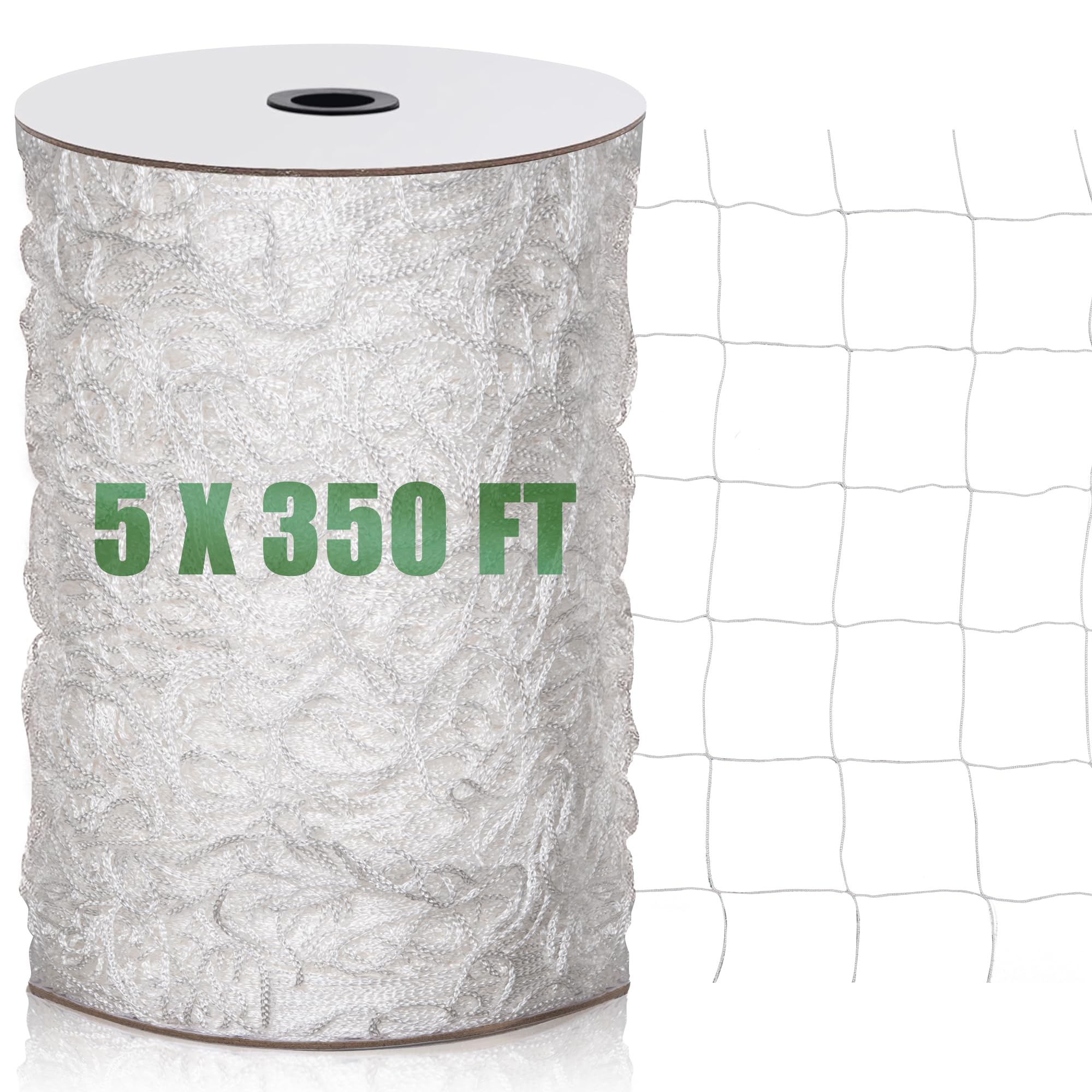 Heavy Duty Trellis Netting Roll, Oltara 5 x 350 ft Soft Mesh Nylon Garden Plant Trellis Netting Bulk for Climbing Plants, Vegetables, Fruits, Cucumber, Pea, Tomatoes