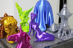 Polymaker Silk PLA Filament 1.75mm, Shiny Yellow PLA 3D Printer Filament Silk 1kg - PolyLite 1.75mm PLA Filament Silk Yellow Filament 1.75mm