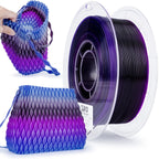 ZIRO TPU Filament 1.75mm, Shore 95A Hardness TPU, Flexible Fast Color Change Filament, Compatible with Most FDM Printers, Colorful and Soft 3D Printing Material, 0.8KG/ 1.76lbs Spool, Flex Nightsky