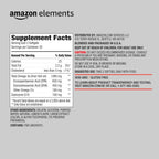 Amazon Elements Omega 3 Fish Oil + CoQ10, Natural Lemon Flavor, Wild-caught, 1250mg Omega-3s, 60 Softgels
