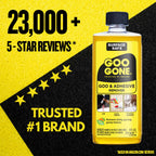 Goo Gone Adhesive Remover - 2 Pack - 8 Ounce - Surface Safe Adhesive Remover Safely Removes Stickers Labels Decals Residue Tape Chewing Gum Grease Tar Crayon Glue