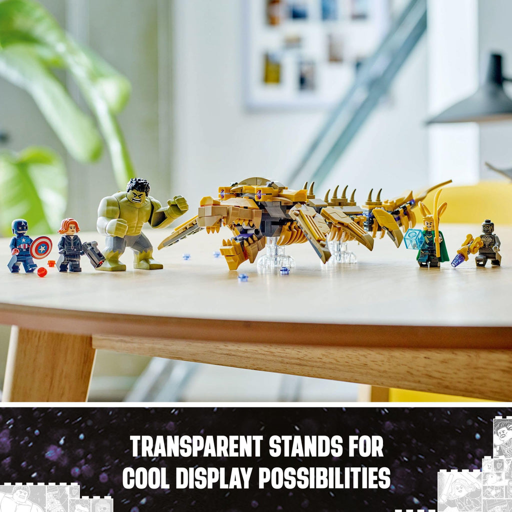 LEGO Marvel The Avengers vs. The Leviathan Superhero Toy, Building Set for Kids with Hulk Action Figure Plus 4 Marvel Minifigures, Avengers Birthday Gift for Boys and Girls Ages 7 and Up, 76290