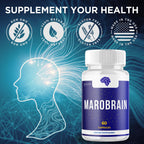 (3 Pack) Marobrain Capsules, Official Marobrain Pills with All Natural Ingredients, Advanced Formula Brain Health Support Supplement with Max Strength Premium Vitamins for Women & Men (180 Capsules)