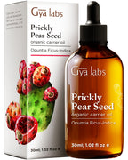 Gya Labs Prickly Pear Seed Oil - 1 Fl Oz - Carrier Oil for Hair, Skin, Face, Scalp & Body Massage