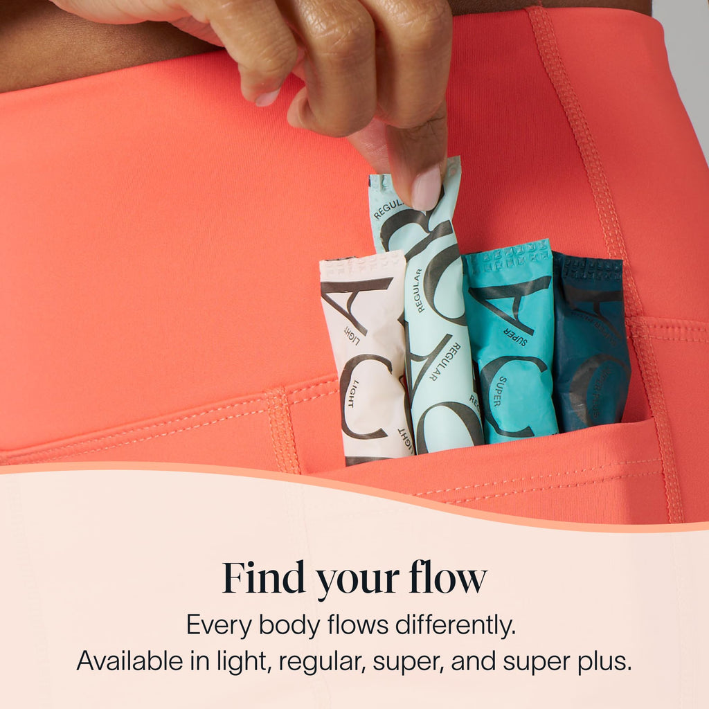 Cora Organic Cotton Tampons (36 Regular Tampons)