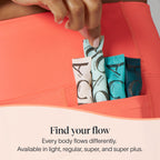 Cora Organic Cotton Tampons (36 Regular Tampons)