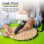 Surebonder Cordless Hot Glue Gun, High Temperature, Full Size, 60W, 50% More Power - Sturdily Bonds Metal, Wood, Ceramics, Leather & Other Strong Materials (Specialty Series CL-800F)