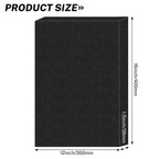 Polyurethane Foam Inserts, 2 PCS 16 x 12 x 1.5 Inch Black Cuttable Packing Foam Sheets for Tool Box, Camera, Crafts and Storage