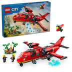 LEGO City Fire Rescue Plane Toy - Building Blocks Playset for Boys & Girls, Ages 6+ - Pretend Play for Role Play for Kids - Gift for Birthdays - 60413