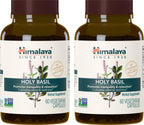 Himalaya Holy Basil, 60 Day Supply - Herbal Adrenal Support for Stress Relief, Relaxation, Energy Support and Occasional Sleeplessness - Vegan, Non-GMO, Gluten Free, 720 mg, 60 Capsules, Pack of 2