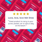 Wet Ones Antibacterial Hand Wipes, Fresh Scent, 20 Wipes (Pack of 10)
