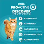 IAMS Proactive Health Indoor Dry Cat Food, Chicken & Turkey, 16 lb