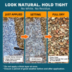 JDicton Rock Glue for Landscaping 2 Gallon - Concentrated Mulch Binder for Landscaping for Pea Gravel, Pebble & Stone, Landscape Glue for Patio & Driveway, 100% Permeable, Pet Safe, Last 2 Years