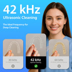 Magnasonic Ultrasonic Cleaner - 20oz Stainless Steel Tank, Digital Timer, 5 Cleaning Modes, Ultrasonic Jewelry Cleaner for All Jewelry, Eyeglasses, Watches, Dentures, Retainers & More