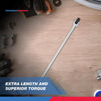 Neiko 00211A 1/2-Inch-Drive Extension Breaker Bar, 18 Inches Long, Made with CrV Steel