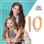 Chanteur Hypoallergenic Earrings For Girls | Small Hoops | Girl Earrings | Huggies For Girls | For Teen Girls | Small Hoop Earrings for Women | Kids Earrings