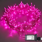 ILLUMINEW Pink Christmas String Lights, Valentine Day Room Decor, 300 LED