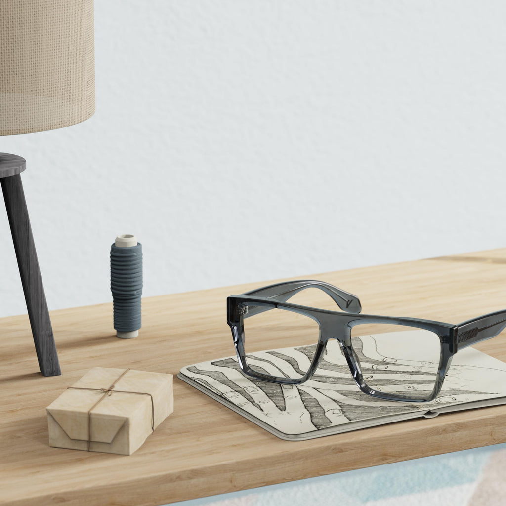 VISOONE Square Full Rim Blue Light Blocking Glasses Large Fashion Computer Multi Colors Eyeglass Frame Women Men ALBA