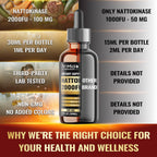 Tenmido Nattokinase Supplement Liquid Drops | Nattokinase 2000 FU | High Absorption | Alcohol-Free | Vegan, Non-GMO | 30ml 1Fl Oz