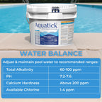 Pro-Grade Chlorine Pool Shock, 68% Cal-Hypo Granular Sanitizer, Prevents Bacteria & Algae, Restores Crystal Clear Water - Shock Treatment, Swimming Pool Chemical - 25Lb