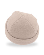 frihed. Sauna hat - Made of woolwalk - 100% Sheep's Wool - Premium Sauna Accessory - Flexible Size - Made in Germany (Sand)