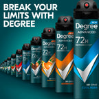 Degree Antiperspirant Deodorant Dry Spray Cool Rush 3.8 oz 3 Count