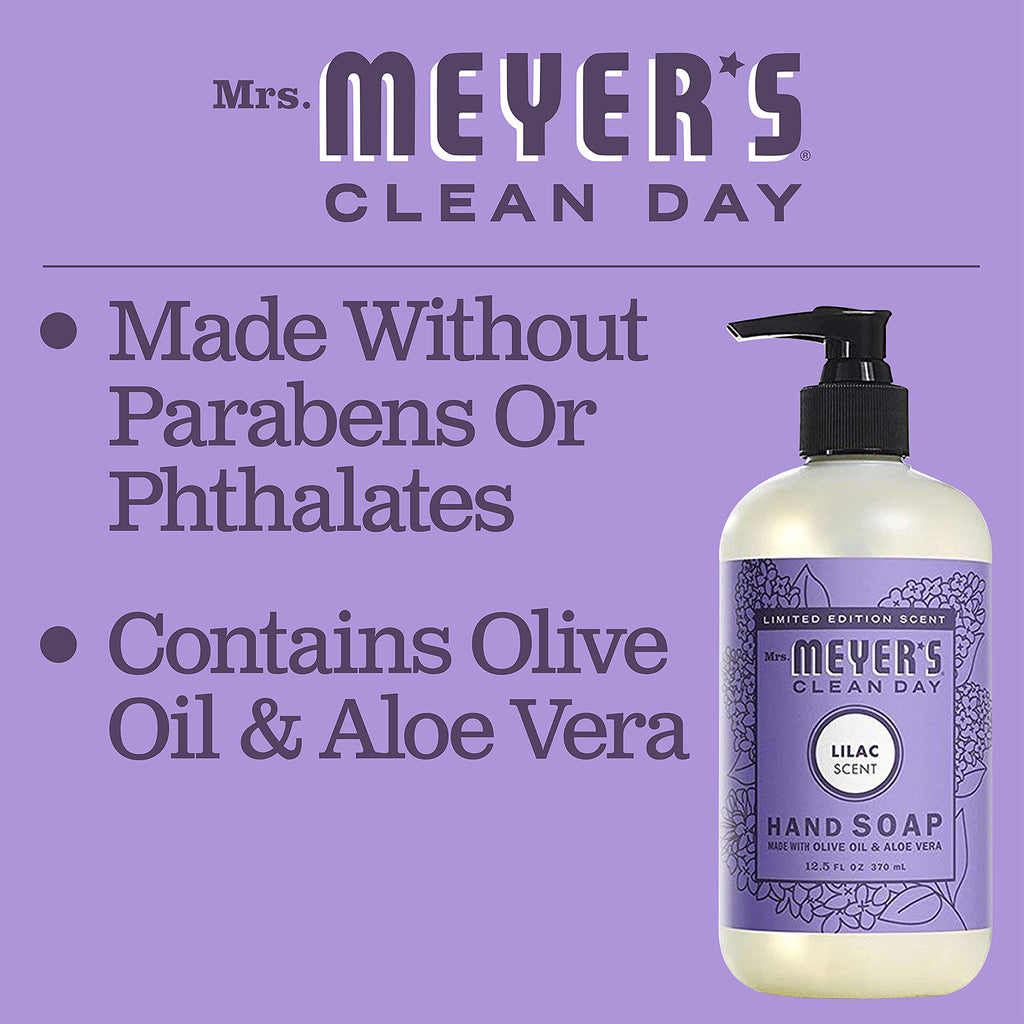 Mrs. MEYER'S Clean Day Limited Edition Lilac Scent Kitchen Basics Set