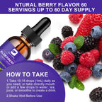 B BEWORTHS 2 Pack Elderberry Syrup, Black Elderberry Drops with Quercetin, Panax Ginseng, Vitamin C and Zinc, Sambucus Elderberry Syrup Liquid for Immune Support, Vegan, Non-GMO & Gluten Free
