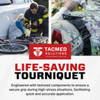 SOF Tourniquet (Generation 5) - Military-Grade Tourniquet for Severe Bleeding Control, Essential First Aid for Tactical, Emergency, and Civilian Use (Orange), TacMed Solutions