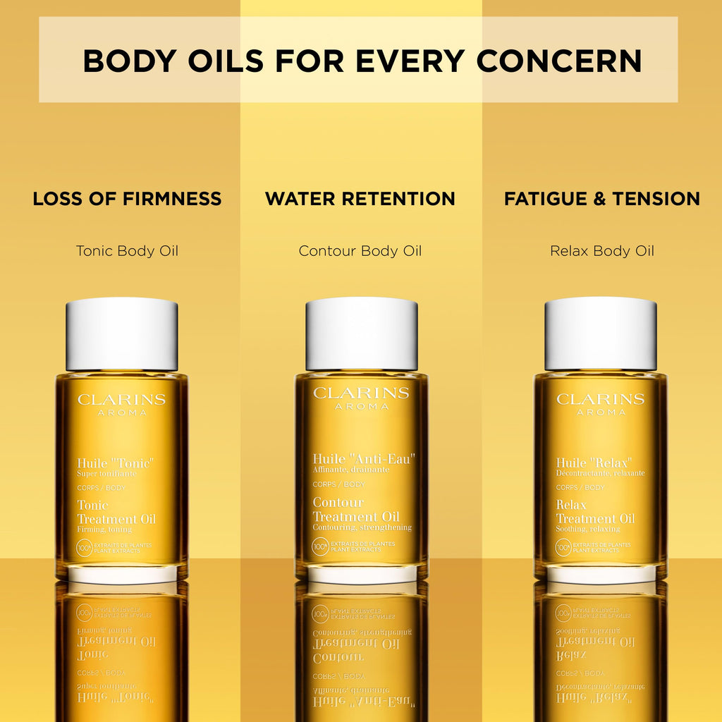 Clarins Tonic Body Treatment Oil | Stretch Mark Pregnancy Care | Skin Elasticity Is Improved After 28 Days* | Visibly Firms and Tones | Dermatologist Tested | Natural 100% Plant Extracts
