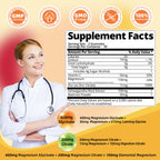DREAVIO 90 Count Magnesium Glycinate Gummies w/Ashwagandha Supplement - Sugar Free Zinc Magnesium Glycinate Supplement Ashwagandha Gummies for Adults Pineapple Flavor