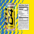 C4 Performance Energy Drink with Zero Sugar, Cereal Killer, 12pk