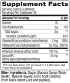 OLLY Laser Focus Gummy, Ginseng, Alpha GPC, B Vitamins, Berry Tangerine Flavor - 36 Count (Pack of 2)