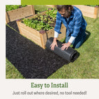 Gardener's Supply Company 100% Recycled Rubber Walkway- 8' x 2' (2 Pack)